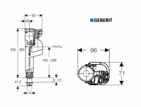 GEBERIT ALIMENTACION INFERIOR